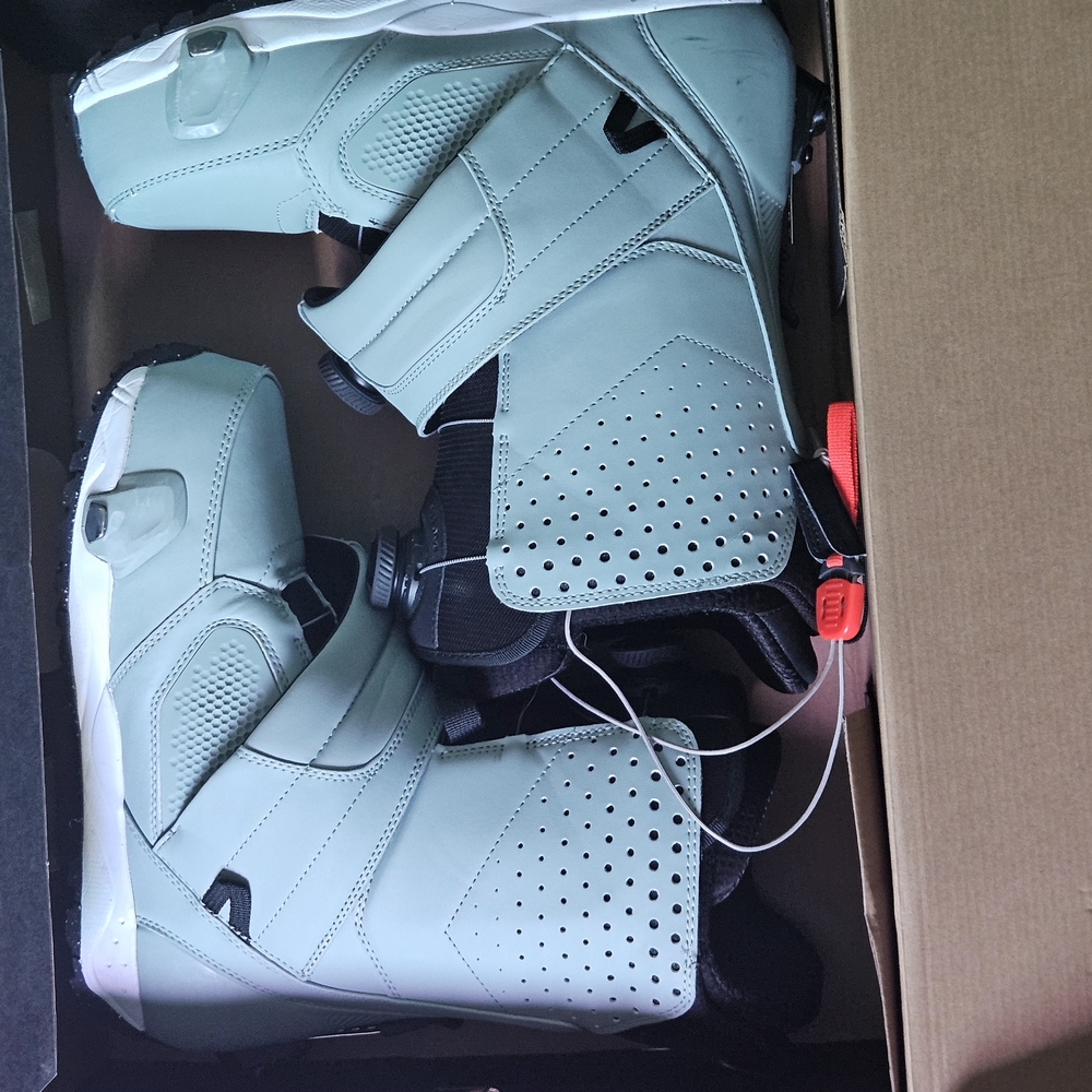 Mint Green Snowboard Boots